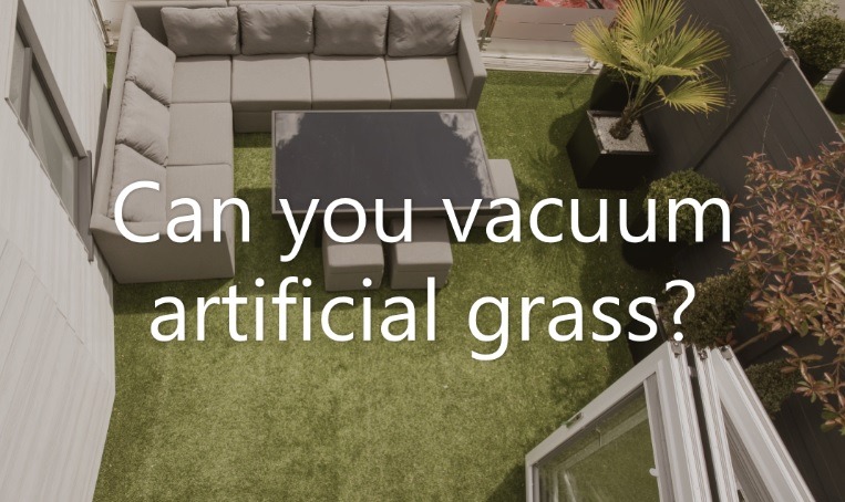 Can you vacuum artificial grass