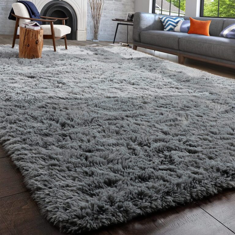 How to vacuum a shaggy rug?