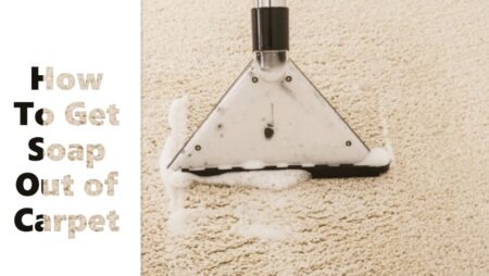 How to get soap out of carpet