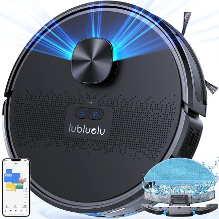 Lubluelu Robot Vacuum and Mop Combo runner up garage vacuum